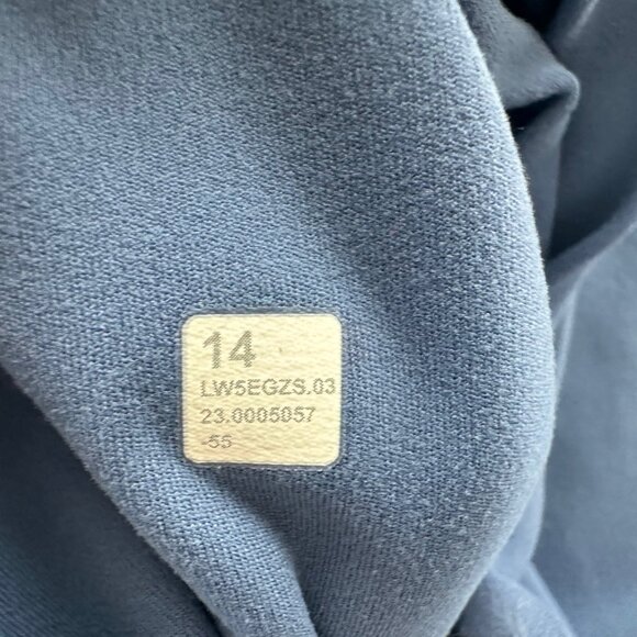 Lululemon Align High-Rise Wide-Leg Pant Size 14 Pitch Blue Nulu Lounge $128 - Picture 5 of 5